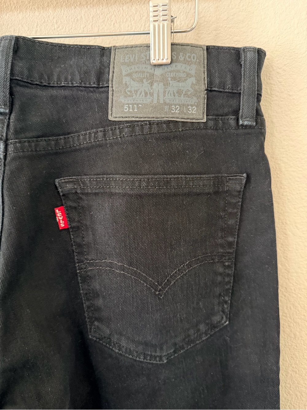 Levi's Slim Men's Jeans - Black Denim